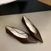 Primer Encuentro Jifa Punta Fina Francesa Cuello en V Adelgazante Boca Baja Tacón Bajo Zapatos de Salón Mujer 2026 Primavera Otoño Simple Wanyi Para Ir al Trabajo Mary