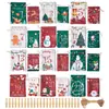 Bolsas de Arpillera para Regalos de Navidad Decoración Festiva Bolsas con Cordón Bolsas para Calendario de Adviento de Cuenta Regresiva Bolsas de Embalaje Bolsas para Dulces de Niños