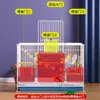 Gaiola de Arame para Pássaros para Uso Doméstico, Gaiola Pequena a Média, Gaiola Ornamental, Gaiola para Pássaros Pequenos, Gaiola Casa com Teto Pontiagudo, Gaiola Prática para Papagaios