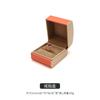 Caja de almacenamiento creativa con forma de arco de microfibra PU para joyas, placa de identificación, anillo de diamante, caja para anillos, caja para collares en stock