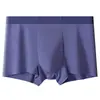 Ropa Interior Masculina Sin Costuras de Color Liso Cómoda 10A Antibacteriana de Cintura Media Elástica Transpirable para Niños tipo Boxer Brief