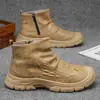 Nuevos zapatos para hombre para Otoño 2026: botas Martin de caña alta, modernas, a la moda, versátiles, casuales, deportivas, ligeras