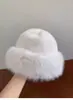 Fábrica de origen venta al por mayor gorros con orejeras con LOGOTIPO, gorros peludos al por mayor, gorros cálidos de piel sintética de zorro transfronterizos, gorros Lei Feng para cabeza grande