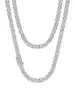 Collar de Tenis de Plata de Ley S925 con Moissanita Moda Europea y Americana Versátil Estilo Ins Joyería Brillante de Alta Gama