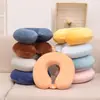 Almohada de Espuma Viscoelástica Camelback con Logo Personalizado Forma de U Caja de Almacenamiento Portátil Almuerzo Viaje en Avión Almohada para siesta en forma de U para el Cuello