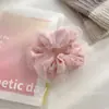 Diadema de malla con cabeza de bola para cabello largo del colon de mujer, cuerda para coleta de pelo de alta calidad, banda de goma de temperamento simple, accesorios para el cabello al por mayor