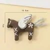 Acessórios de Roupa de Animal com Enchimento de Algodão, Pingentes de Pônei de Tecido, Acessórios para Bolsas e Sapatos, Broches, Acessórios de Brinquedo de Tecido