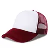 Gorras de Camionero Lisas Pintadas a Mano para Hombres y Mujeres, Sombreros de Sol de Verano, Gorras Publicitarias, Gorras de Béisbol para Padres e Hijos DIY, Versátiles Gorras de Malla Transpirables