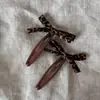 Estilo Retro Sexy Lazo Pinza Bb Principios de Otoño Estilo Coreano Moda Clásica Flequillo Pinza Bb Accesorios para el Cabello Elegantes Versátiles