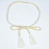 Novo Estilo Simples Tecido Ouro Seda Algodão Corda Decoração Cinto Feminino All-match Vestido Cinto Retro Casual Cintura Corda Corrente de Cintura