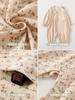 Mamelucos para Bebé, Ropa de Salida de Primavera y Otoño, Ropa para Gatear de Terciopelo Suave Categoría a para Bebé Niña, Ropa de Algodón Puro para Recién Nacido