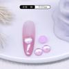 Color Moca Broca para Uñas Redonda Plana Accesorios para Broca de Uñas Dulce Hielo-transparente Color Caramelo Accesorios para Arte de Uñas Súper Flash