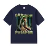 Camiseta Graciosa Meme Rr Brr Patapim Casual Algodón Cerebro Podrido Italiano
