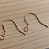Accesorios para Joyería DIY Ganchos para Orejas Materiales para Pendientes Hechos a Mano Ganchos para Orejas de Perla Populares Estilo Minimalista Oro de 18K Accesorios para Ganchos de Orejas