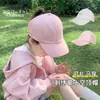 Gorra de Béisbol Abierta para Niñas Amigable con la Cola de Caballo, Gorra de Ala Fina para Niñas Pequeñas, Nueva Gorra de Sol Primavera y Verano 2025 para Niñas