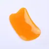 Tabla de masaje gua sha de resina, bastón para relajar los músculos faciales, cuchillo para relajar los músculos de los ojos, peine gua sha, bolígrafo de acupuntura para masaje de cuerpo completo, juego de siete piezas
