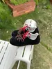 Feng Liya 24 Nuevo Miu Joint Zapatos de Papá para Mujer Dos Colores Encaje Piel de Vaca Zapatos Forrest Gump Deportivos Casuales Zapatos de Entrenamiento Moral