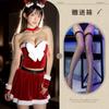 Lingerie Erótica Estilo Boneca, Vermelho Puro Desejo Roupa Sexy Temática de Natal, Roupa que Melhora o Humor, Conjunto de Duas Peças Borboleta Estilo Abstinência