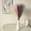 Hierba de Caña Artificial Multicolor Hierba de Pampa Pieza Única Decoración del Hogar Suministros para Bodas Hierba de Juncia Pequeña Hierba Cola de Conejo