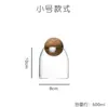 Tianzhe Tarro de Vidrio Sellado para Té Japonés Fruta Seca Cereales Grado Alimenticio Transparente Tarro para Almacenar Granos de Café Botella de Almacenamiento