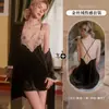 Pijama Xianyi Temporada Otoño e Invierno Estilo Pura Desire de Terciopelo Camisón Sexy Set de Ropa para el Hogar con Tirantes de Encaje 487