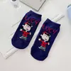 Novas meias femininas estilo japonês na altura da panturrilha, meias fofas de algodão penteado com estampa de cachorrinho para mulheres, meias Charlie and Dog para vendas transfronteiriças