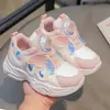 Zapatos para Niña 2026 Primavera y Otoño Nuevos Zapatos Deportivos Infantiles Malla Transpirable Zapatos Tipo Papá para Niña Zapatos de Correr para Estudiante