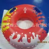 Personalización del fabricante: Anillo de remolque inflable de PVC para una persona Anillo de esquí acuático Anillo de esquí acuático para una persona con cubierta de tela Remolque para surf acuático