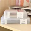 Caixa de Armazenamento para Arquivos A4 Multifuncional para Mesa Documentos Manuais Informações Caixa de Armazenamento A5 Organizador de Recibos de Escritório