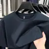 Camiseta de Manga Corta para Hombre Sin Costuras Estampado de Acero Verano 2026 Nuevo Estilo Cuello Redondo Estampada Cómoda Transpirable Fresca Camiseta de Manga Corta para Hombre