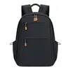 Mochila executiva impermeável de couro para o dia a dia no atacado, mochila masculina de grande capacidade, mochila de viagem estilosa e bolsa para notebook