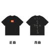 Marca americana retrô da moda Travis Scott, camiseta de manga curta de marca principal masculina e feminina, camiseta de rua principal de comércio exterior VTG, meia manga