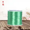 Hilo elástico de cristal plano directo de fábrica, hilo elástico con cuentas, accesorios hechos a mano para bricolaje, hilo de cuentas, cuerda para pulsera de jade