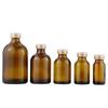 Frascos de vidro marrom de 30ml frascos de óleo essencial de 10ml frascos de vidro espesso de 100ml frascos de pó liofilizado de 20ml