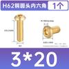 Novo Produto na Loja H62 Iso7380 Latão Lavado Ácido Cabeça Redonda Soquete Sextavado Parafusos Rosca Completa Cobre Cabeça Redonda Múltiplas Especificações