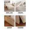 Sofá Cama Eléctrico Sala de Estar Apartamento Pequeño Control Remoto Inteligente Plegable Retráctil Multifuncional Doble Propósito Estilo Crema Sofá
