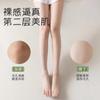 Medias de seda ultrafinas invisibles totalmente transparentes de verano color carne protector solar calcetines de belleza seda anti-gancho fotosensible para piernas pantimedias