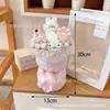 Ramo de Muñeca de Helado Producto Terminado Muñeca Creativa Sosteniendo Flores Regalo Festivo para Amigos Regalo de Cumpleaños Al Por Mayor