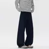 Calça Jogger Casual Esportiva de Rua para Homens, Tendência de Primavera e Outono para Casais, Resistente, Solta, de Perna Larga, Barra Curva, Comprimento no Chão