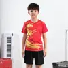 Roupas de Badminton de Novo Estilo Transfronteiriças para Esportes ao Ar Livre, Secagem Rápida, Respiráveis, para Pais e Filhos, Homens, Mulheres e Crianças, Manga Curta, Treinamento, Logotipo Personalizado