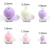 Pintura de Nuevo Tacto Bolas de Paintball Goma Pintura Goma Acrílico Bolas Cadena para Teléfono Móvil Pulsera Collar Joyería DIY Accesorios