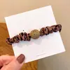 Anel Pequeno Intestino com Strass Estilo Coreano para Mulheres, Elástico de Cabelo de Alta Elasticidade, Corda de Cabelo de Strass de Alta Qualidade para Mulheres, Corda de Cabelo para Rabo de Cavalo Bola