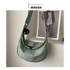 Bolsa Feminina 2025 Nova Moda Outono e Inverno Estilo Coreano Grande Capacidade Bolsa Crossbody Casual Leve Oxford Simples Bolsa de Bolinho