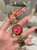 Reloj Vivian Nuevo Estilo Esfera Rosa Emperatriz Reloj para Mujer Reloj Azul Hielo Triturado Morado Fruta del Dragón Blanco Luz de Luna Reloj de Pulsera