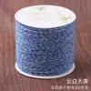 Cordão de colar de fio de algodão trançado à mão estilo Xizang, cordão para pingente não elástico, atacado, fio colorido, material de corda para artesanato