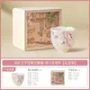 Taza de Té de Piedra Mineral Blanca Hecha en Fábrica, Juego de Té de Cerámica Estilo Glicinia para Uso Doméstico, Taza de Maestro, Tetera, Cuenco de Té Gaiwan Estilo Chino Nuevo
