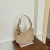 Bolso de axila de alta gama transfronterizo para mujer, nuevo bolso de mano versátil de moda otoño e invierno, bolso de hombro de ante para el trabajo, moderno