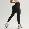 Pantalones de Yoga Nuevos Sin Costuras Transfronterizos Europeos y Americanos Negro Malla Transpirable de Cintura Alta Levanta Glúteos Ajustados Deportivos para Fitness