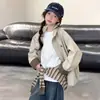 Nueva Chaqueta de Niña Otoño 2026 Elegante Top de Primavera/Otoño para Niños Chal Cortavientos de Moda de Otoño para Niña Grande
