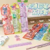 Conjunto de Lápis de Desenho Animado, Conjunto de Papelaria para Aprendizagem Estudantil de Cinco Peças, Materiais de Pintura e Esboço para Crianças, Pequenos Prêmios para Jardim de Infância